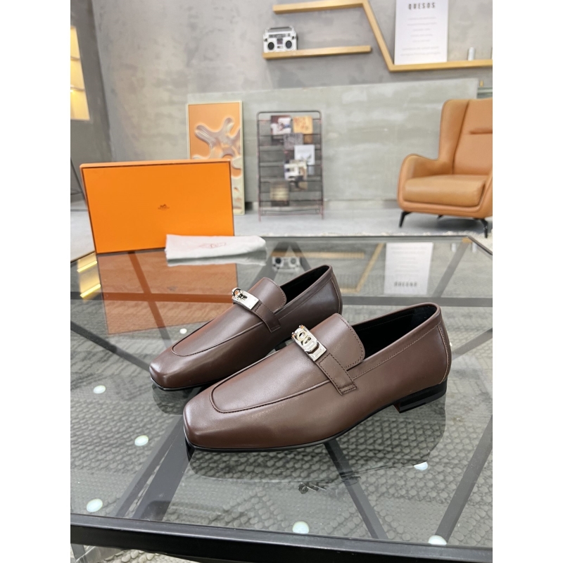 H**mes leather shoes
